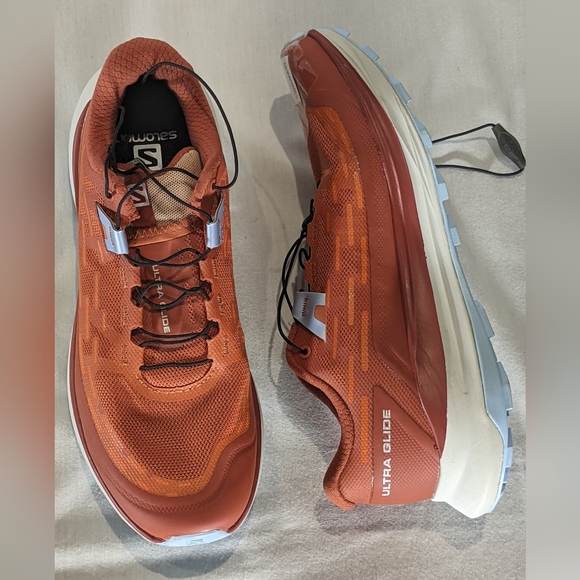 NEW Salomon Mens Ultra Guide Trail Running Shoe SHARP Orange Burst various sizes - Picture 2 of 6